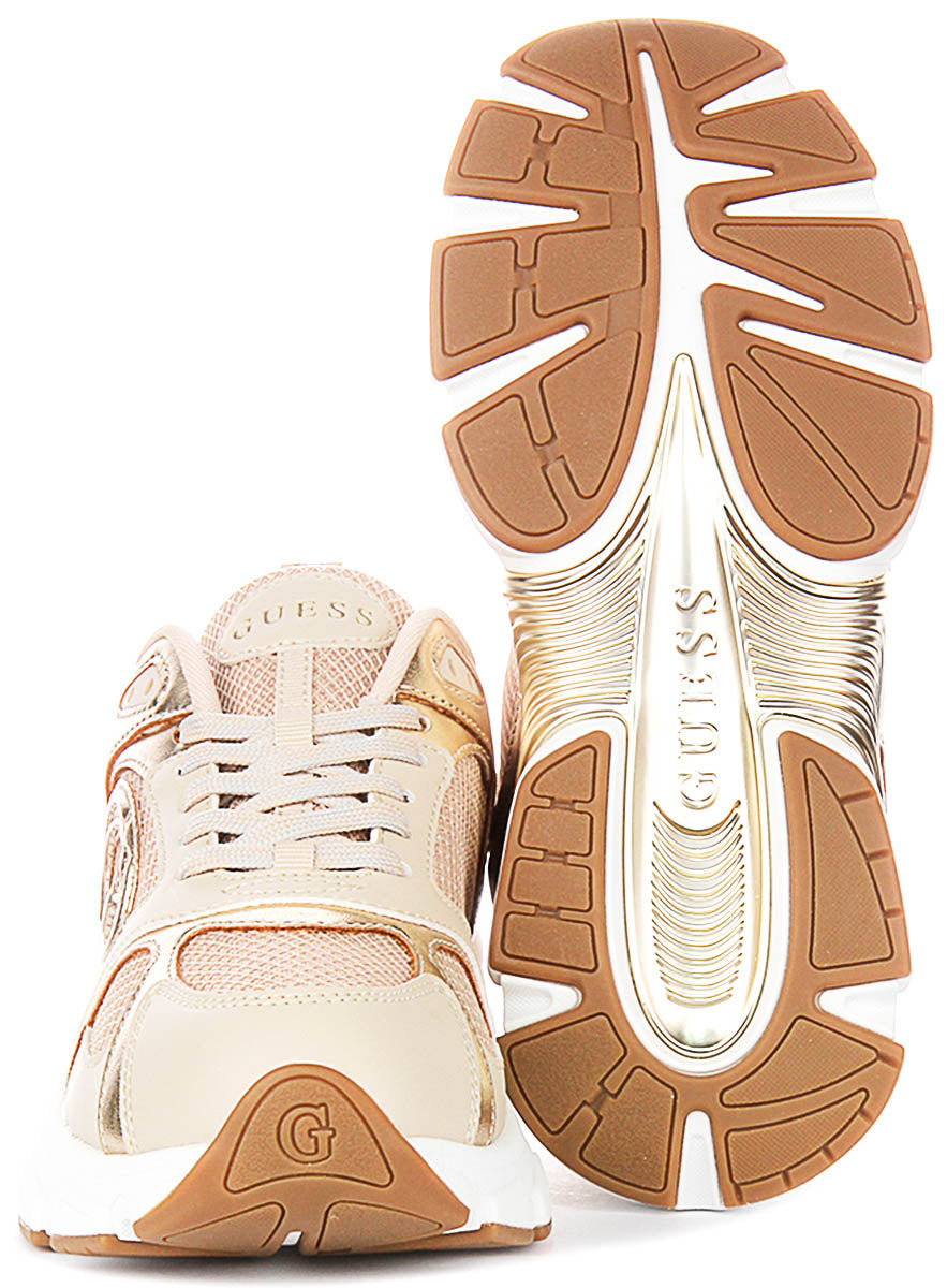 Guess Ibitha In Sand Sneakers For Women