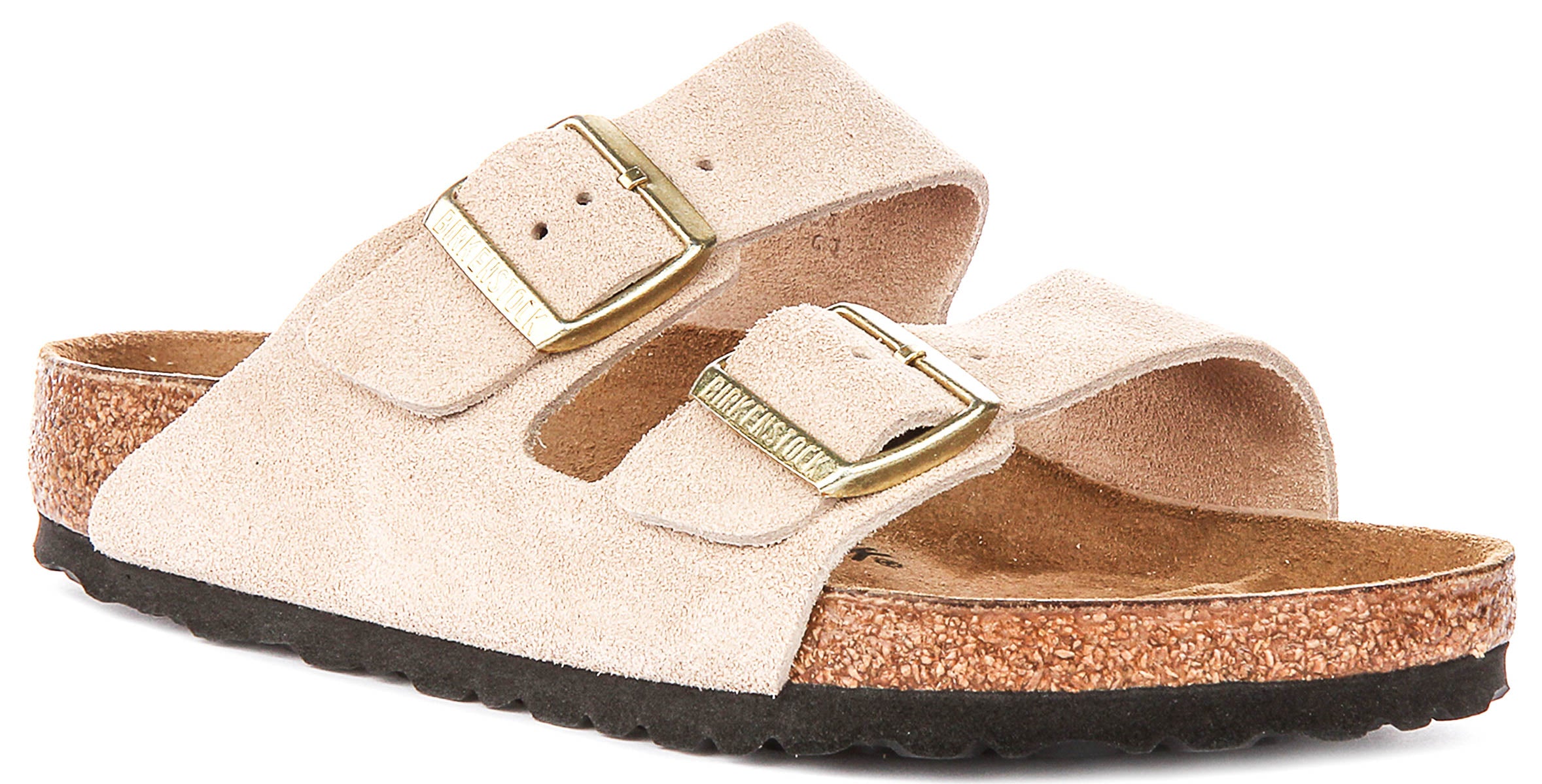 Birkenstock Arizona Bs In Sand | Womens Regular Fit Two Buckle