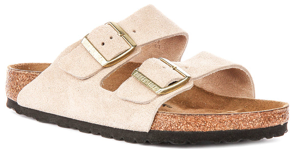 Birkenstock Arizona Bs In Sand | Womens Regular Fit Two Buckle