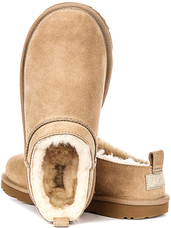 Ugg Australia K Classic Micro In Sand For Kid