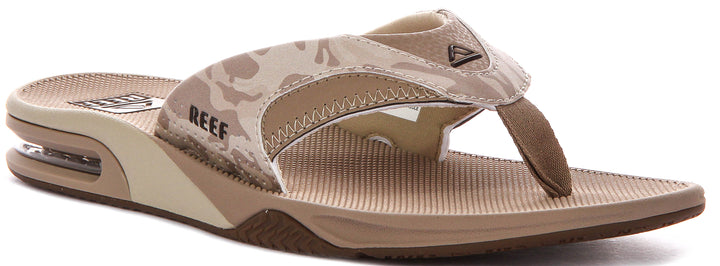 Reef Fanning In Sand Camo For Men