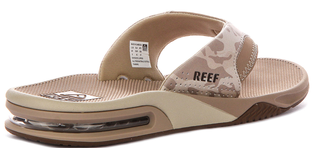 Reef Fanning In Sand Camo For Men