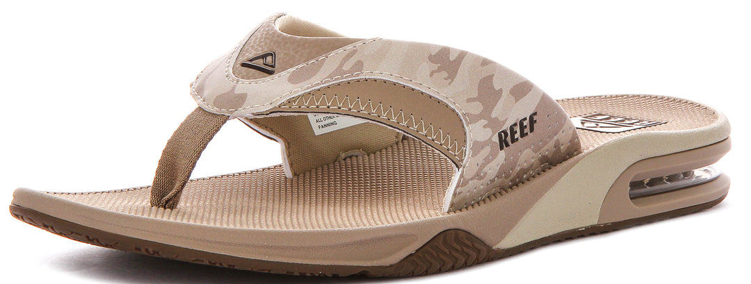 Reef Fanning In Sand Camo For Men