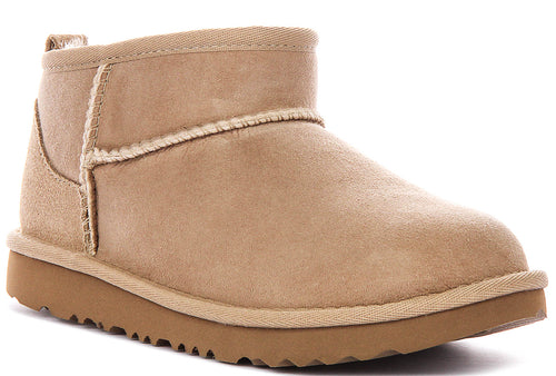 UGG Kids Classic Ultra Mini In Sand For Junior