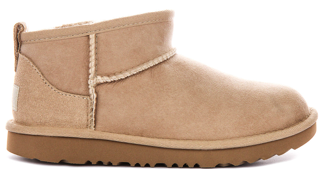 UGG Kids Classic Ultra Mini In Sand For Junior