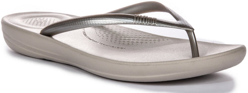 Fitflop Iqushion Ergono In Silver For Women