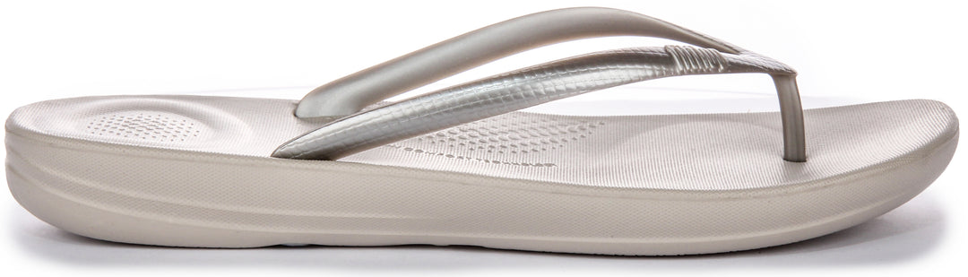 Fitflop Iqushion Ergono In Silver For Women