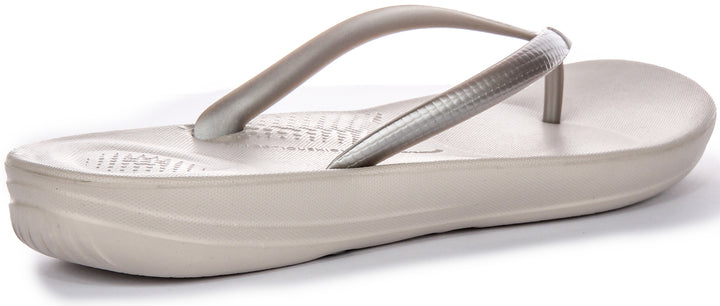 Fitflop Iqushion Ergono In Silver For Women