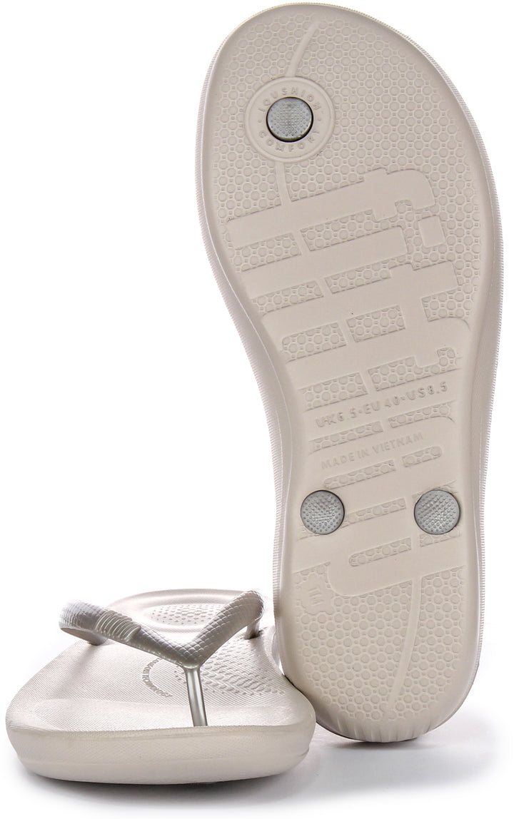 Fitflop Iqushion Ergono In Silver For Women