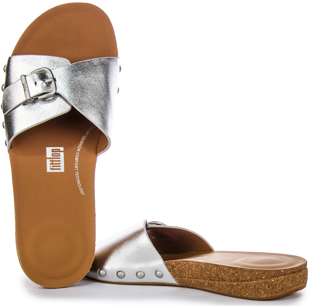 Fitflop Iqushion Adj In Silver For Women