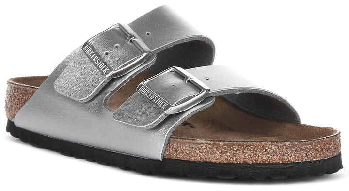 Birkenstock Arizona Bs In Silver | Regular Fit