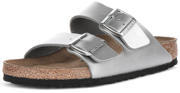 Birkenstock Arizona Bs In Silver | Regular Fit