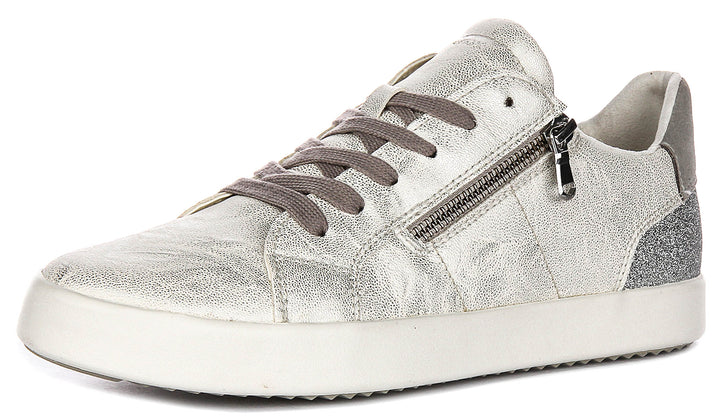Geox D Bloomie A In Silver For Women