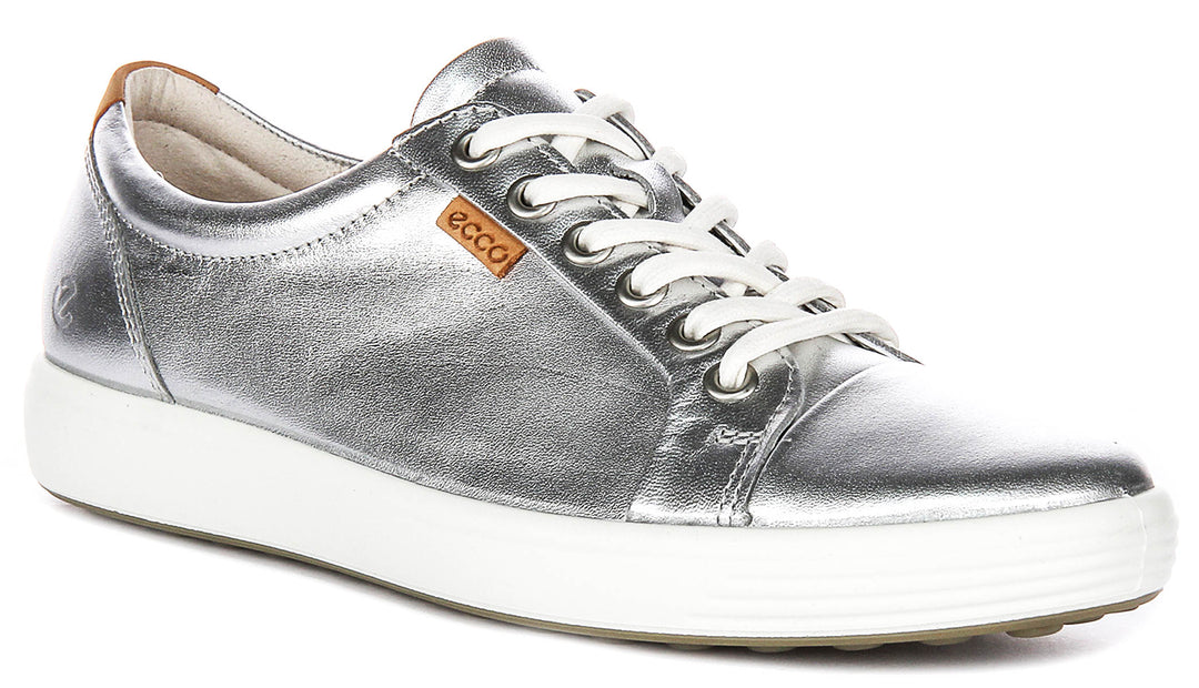 Ecco Soft 7 W In Silver For Women