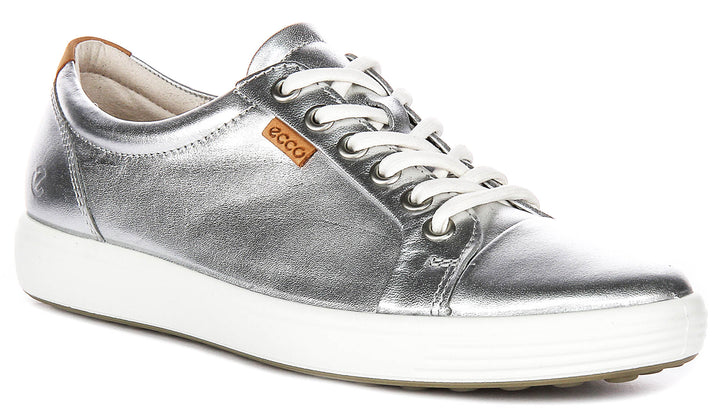 Ecco Soft 7 W In Silver For Women