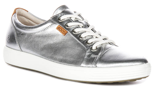 Ecco Soft 7 W In Silver For Women