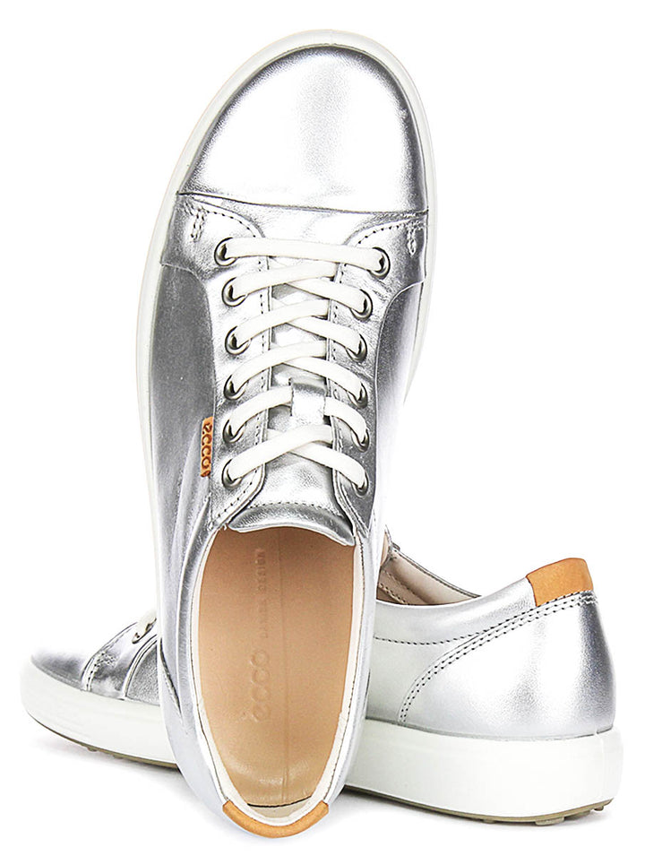Ecco Soft 7 W In Silver For Women