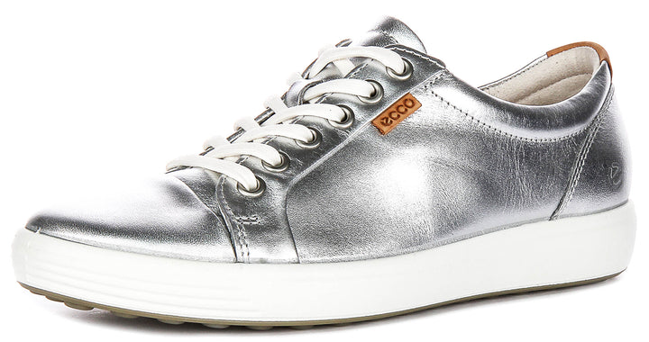 Ecco Soft 7 W In Silver For Women