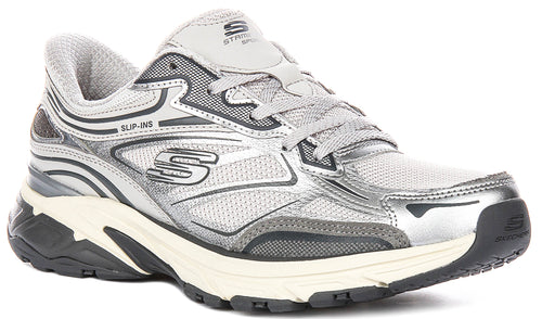 Skechers Stamina Sport In Silver For Women