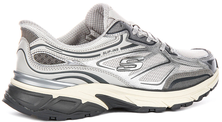 Skechers Stamina Sport In Silver For Women