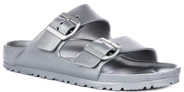Birkenstock Arizona Eva In Silver For Unisex