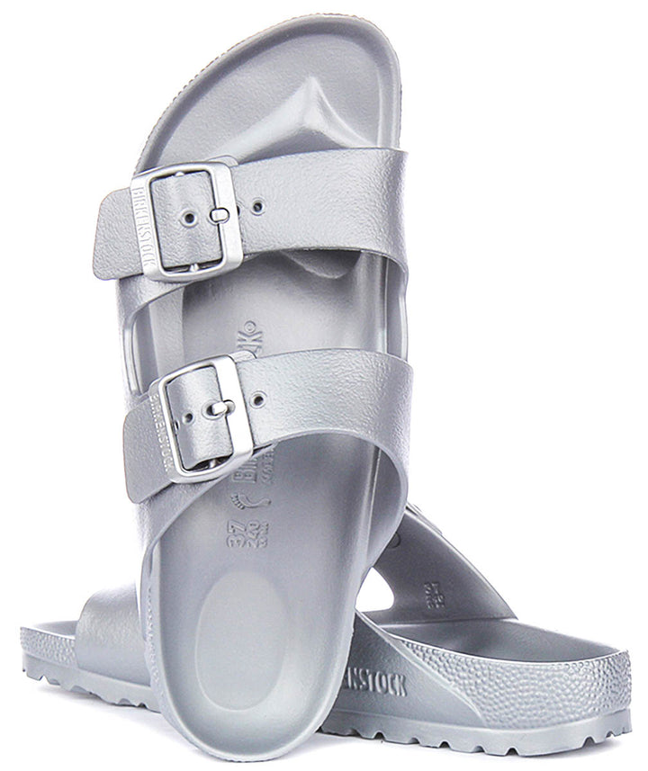 Birkenstock Arizona Eva In Silver For Unisex