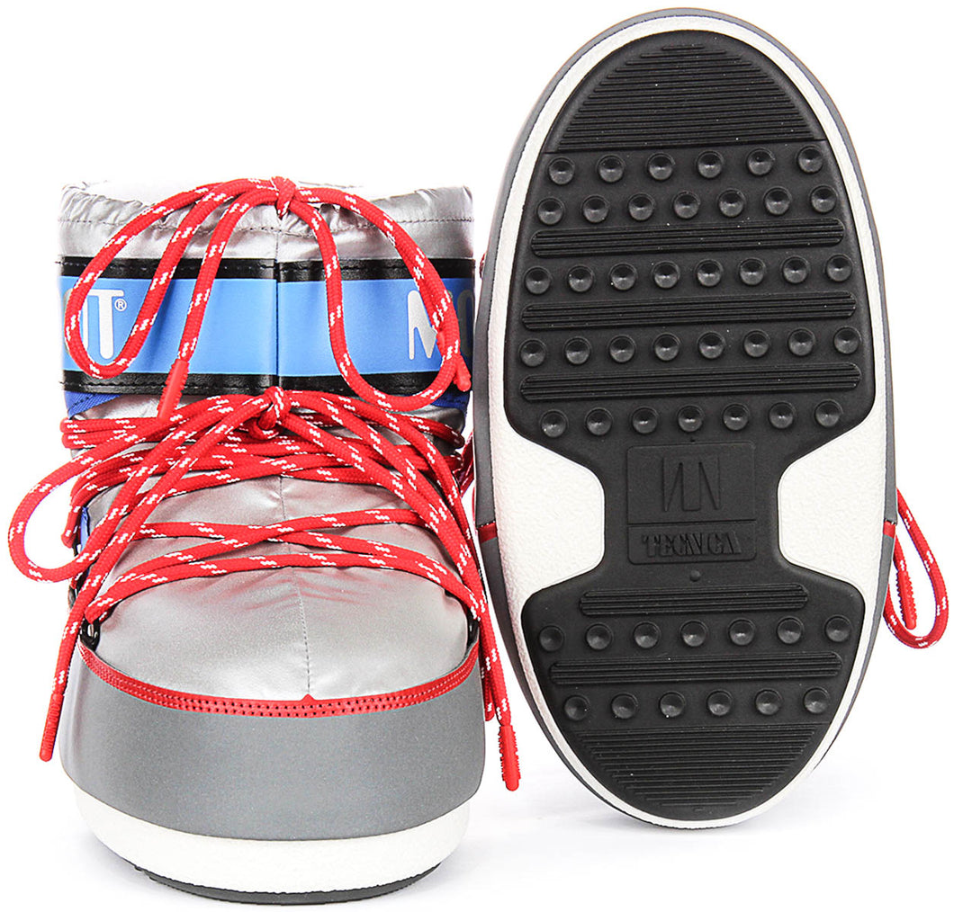 Moon Boot Space Racing In Silver For Women