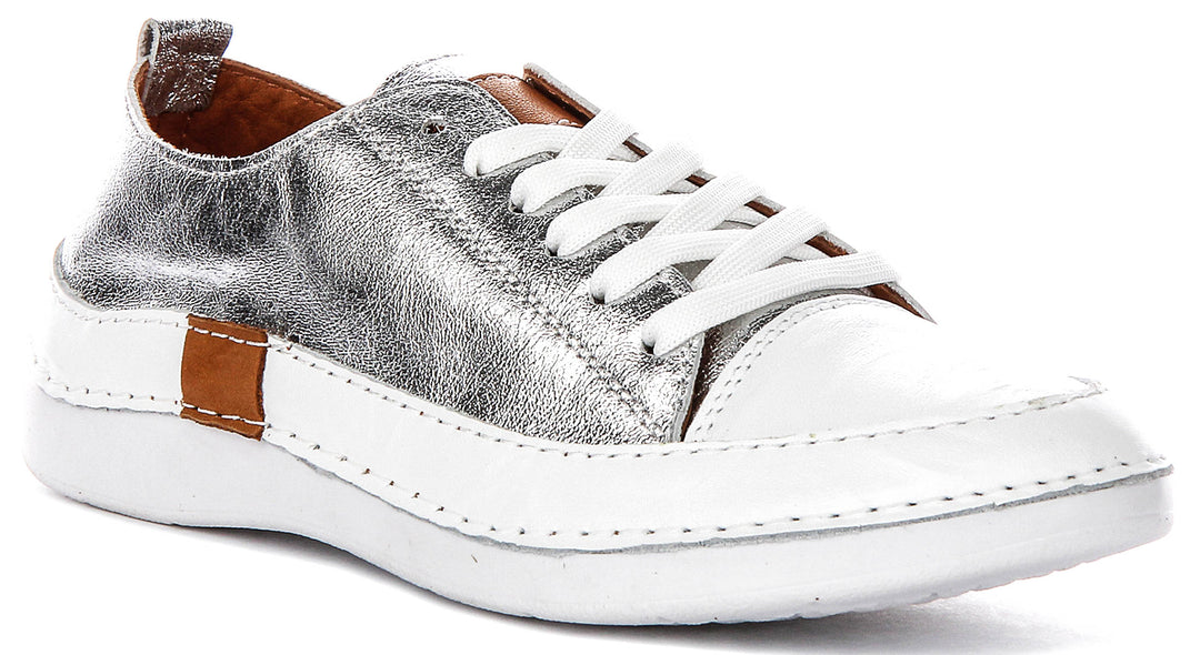 Justinreess England Sammy In Silver For Women