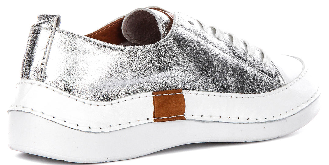 Justinreess England Sammy In Silver For Women