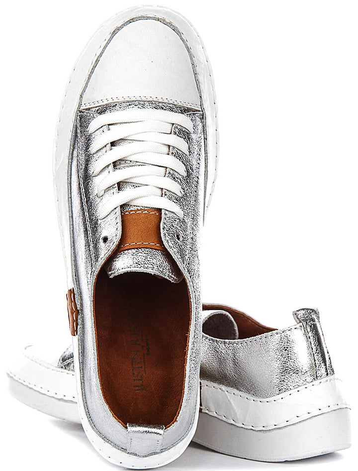 Justinreess England Sammy In Silver For Women