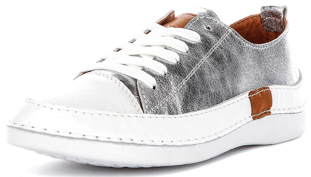 Justinreess England Sammy In Silver For Women