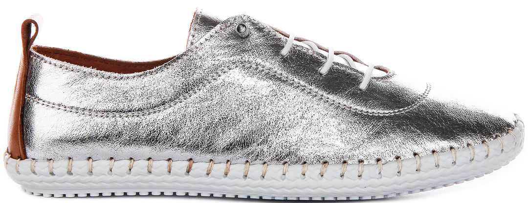 Justinreess England Lexi 2 In Silver For Women