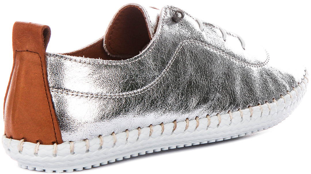 Justinreess England Lexi 2 In Silver For Women