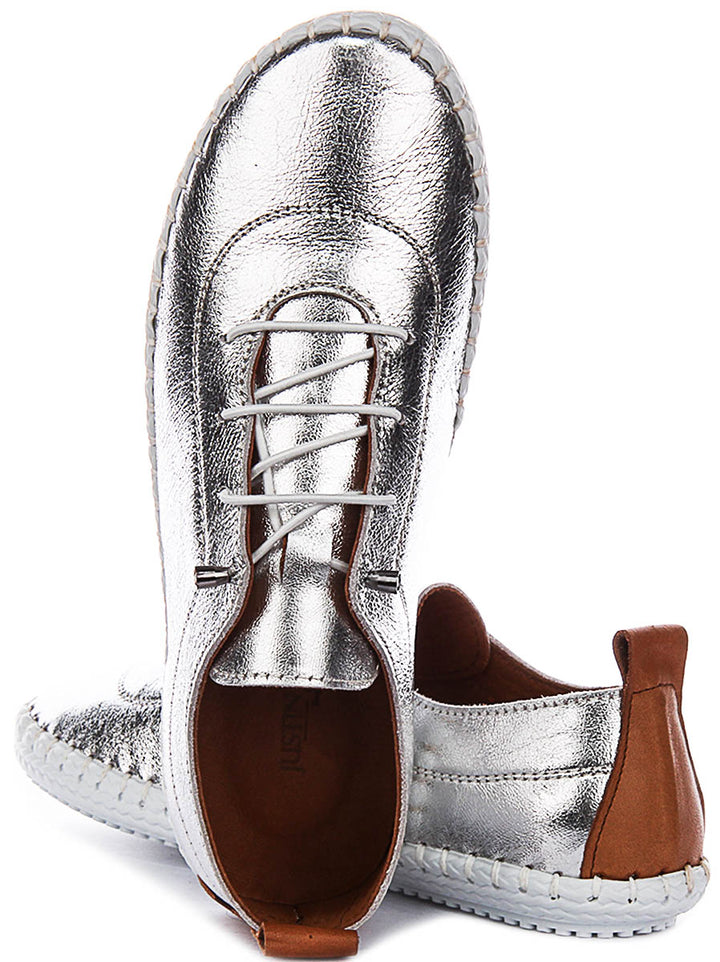 Justinreess England Lexi 2 In Silver For Women