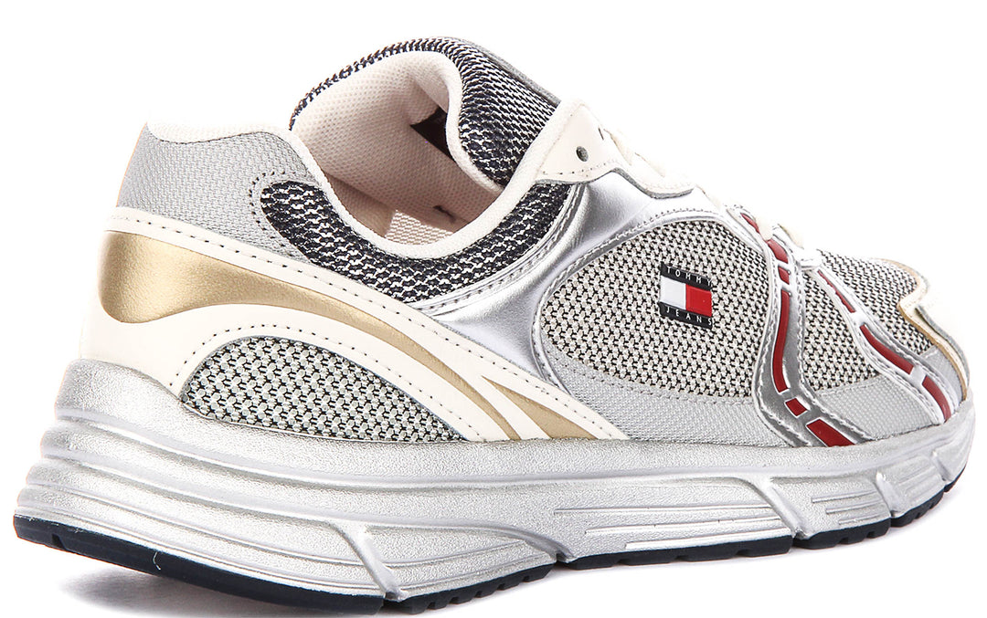 Tommy Hilfiger Modern Runner In Silver For Women