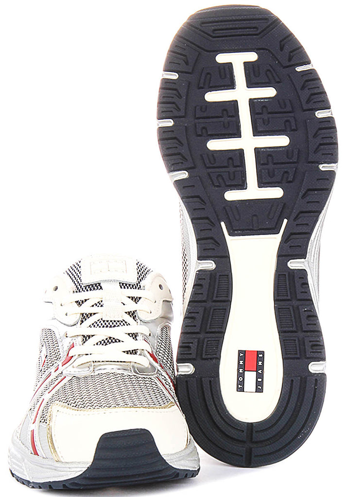 Tommy Hilfiger Modern Runner In Silver For Women