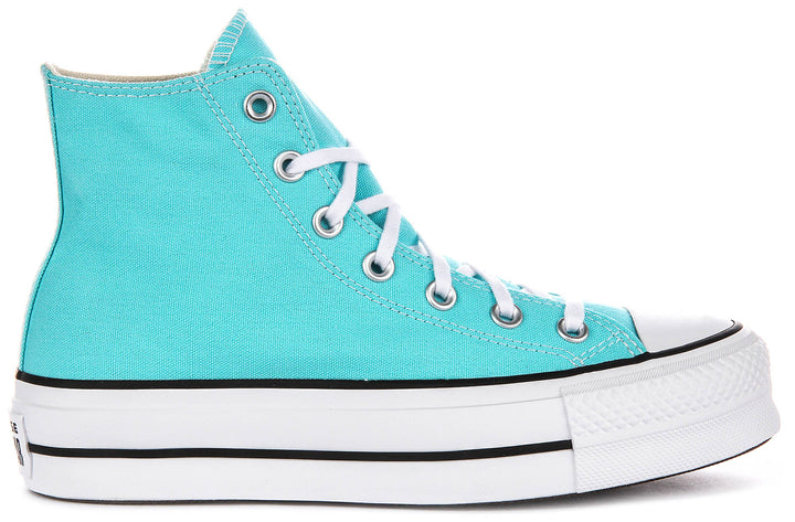 Converse All Star Lift Hi A07570C In Sky Blue Platform