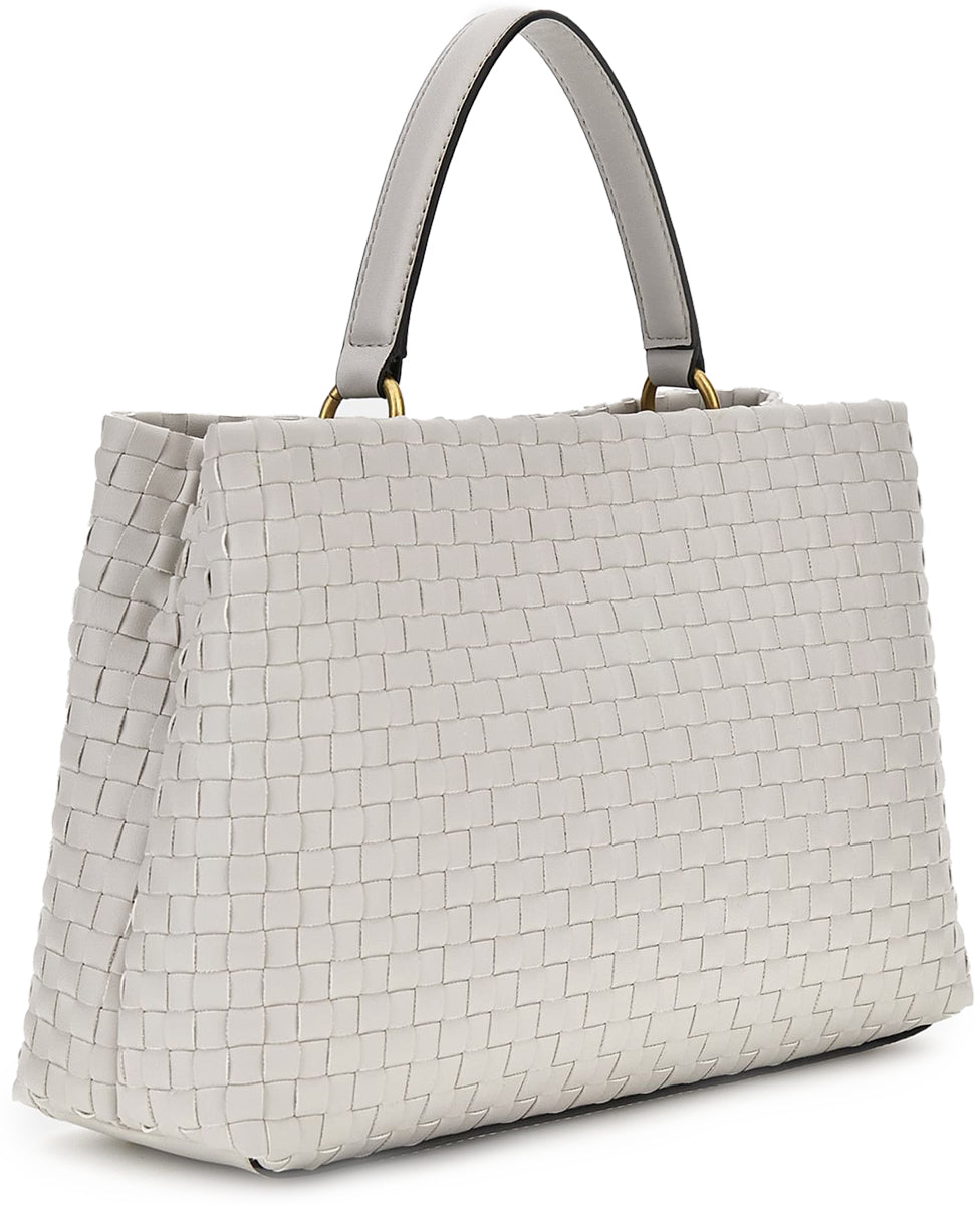 Guess Lisbet Woven handbags In Stone For Women