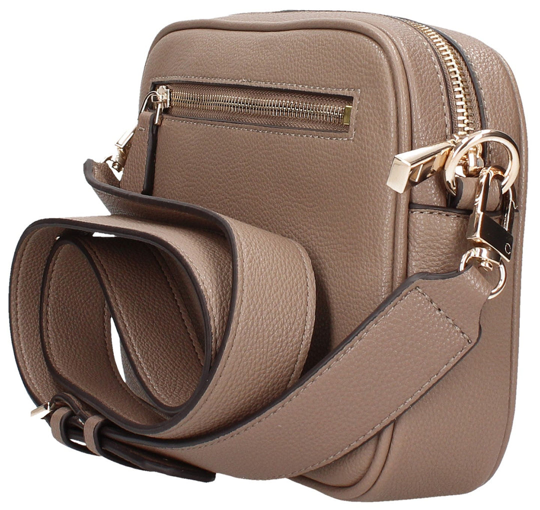 Guess Meridian Cross Body Bag In Stone For Women