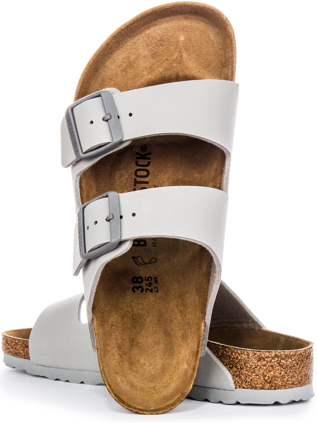 Birkenstock Arizona BF In Stone | Regular Fit