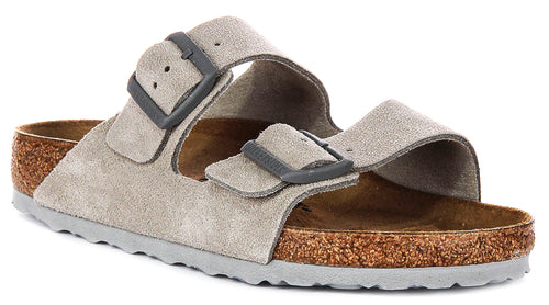 Birkenstock Arizon Bs In Stone For Women | Regular Fit
