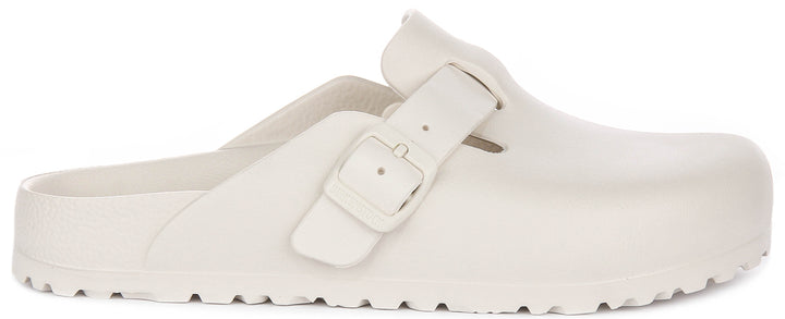 Birkenstock Boston Eva In Stone | Narrow Fit