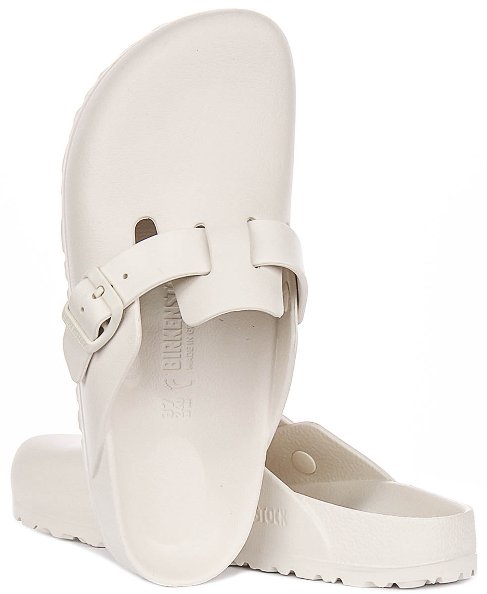 Birkenstock Boston Eva In Stone | Narrow Fit