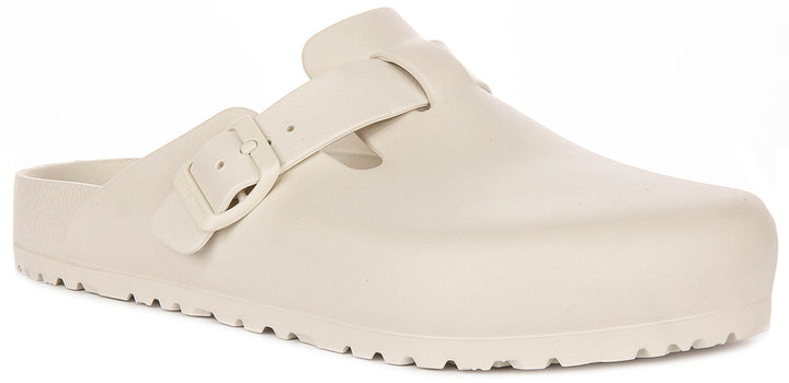 Birkenstock Boston Eva In Stone For Unisex