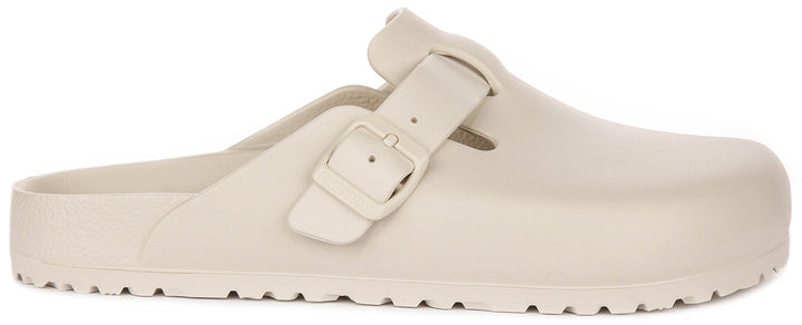 Birkenstock Boston Eva In Stone For Unisex