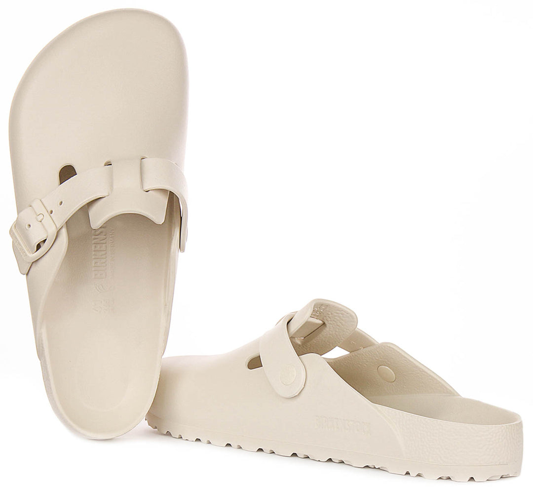 Birkenstock Boston Eva In Stone For Unisex