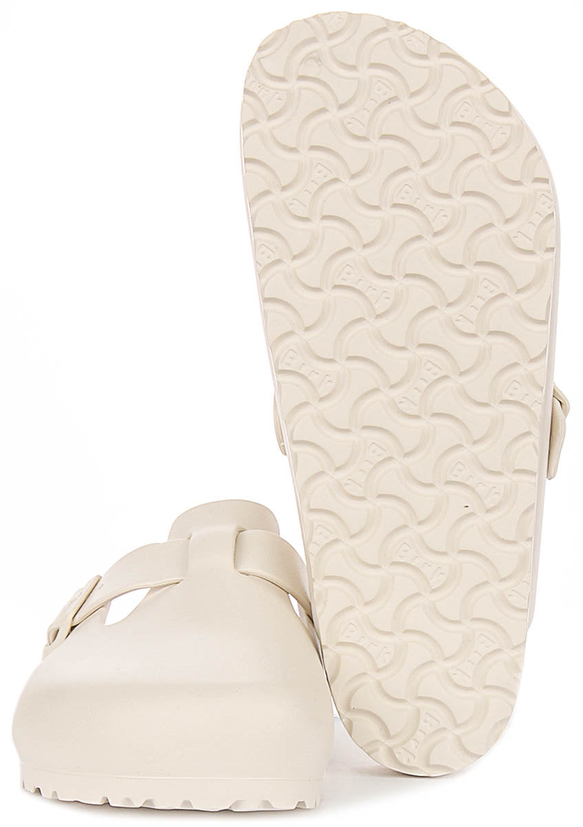 Birkenstock Boston Eva In Stone For Unisex