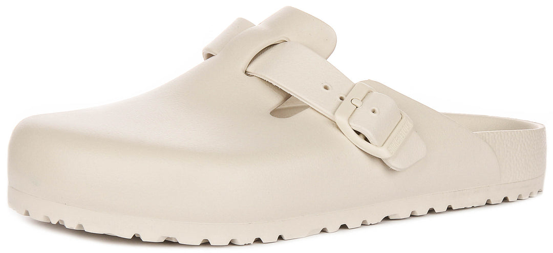 Birkenstock Boston Eva In Stone For Unisex