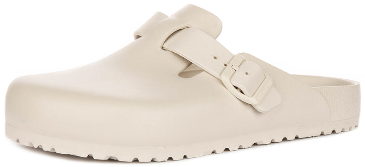 Birkenstock Boston Eva In Stone For Unisex