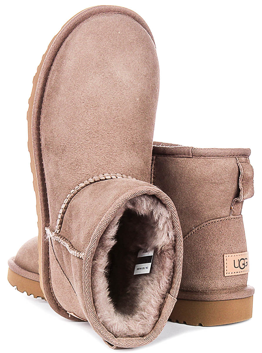 Ugg Australia Classic Mini 2 In Stone For Women